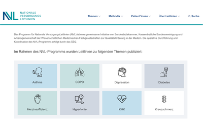 Leitlinien.de im neuen Design